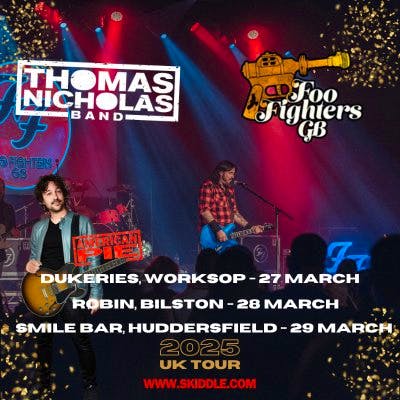 Foo Fighters GB & Thomas Nicholas Band 2025 UK Tour. Tickets & Event